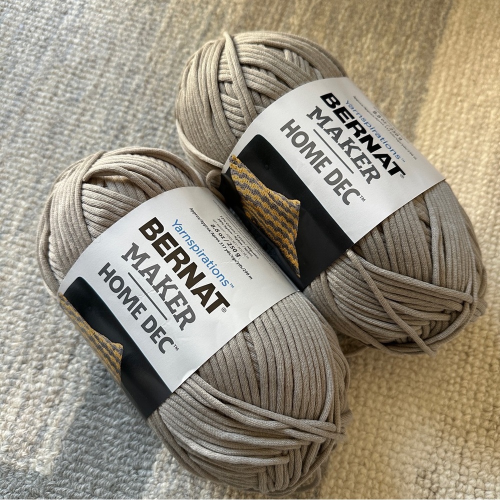 Bernat Maker Home Dec Bulky #5 Clay Yarn - 2 pack